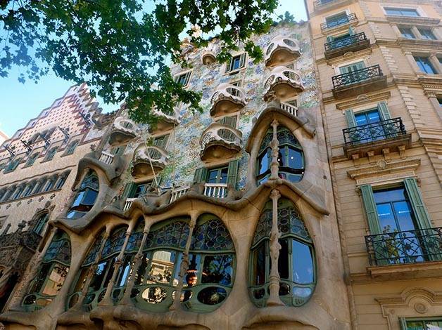 fachadas batlló amatller modernismo catalán