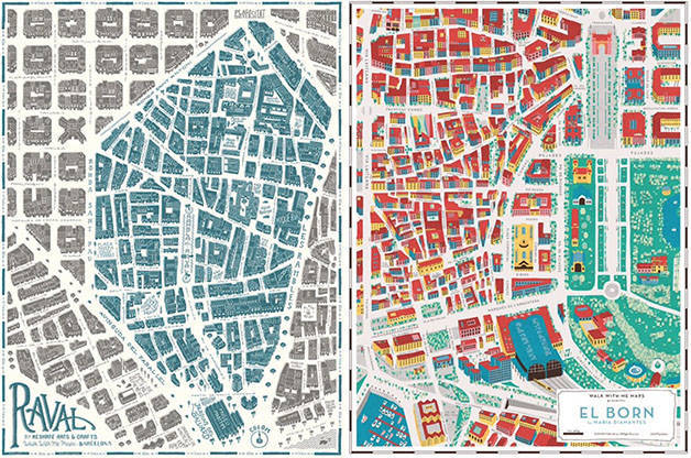 planos de barrios de Barcelona Grey Street 