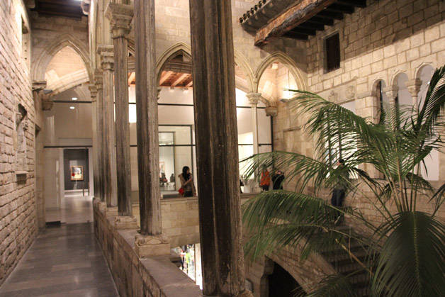 interior museo Picasso de Barcelona