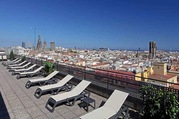 Citadines Ramblas terraza