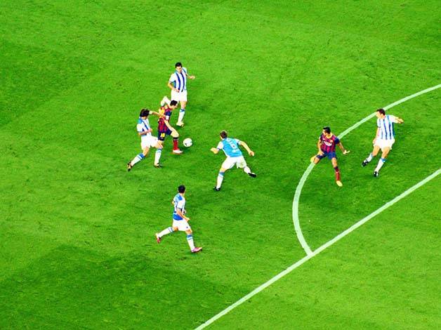partido de fútbol Barça