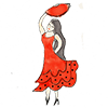 bailaora de flamenco (dibujo)
