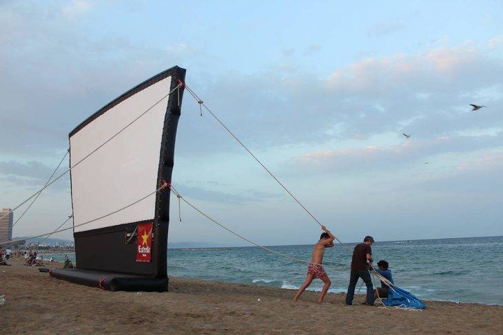 cine al aire libre Barcelona