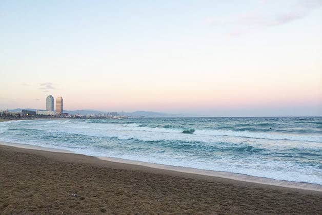 despedida de soltera playa Barcelona
