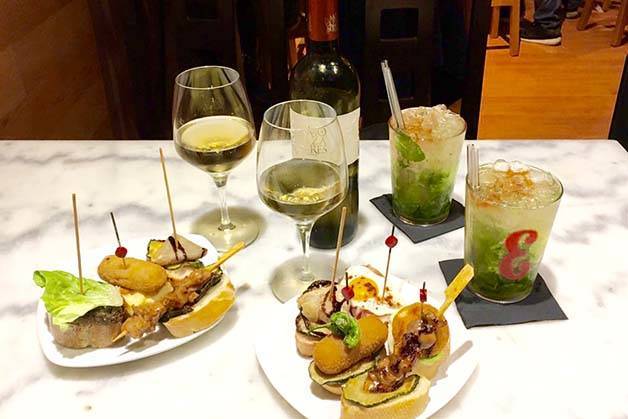 Los pinchos del Atelier de Blai