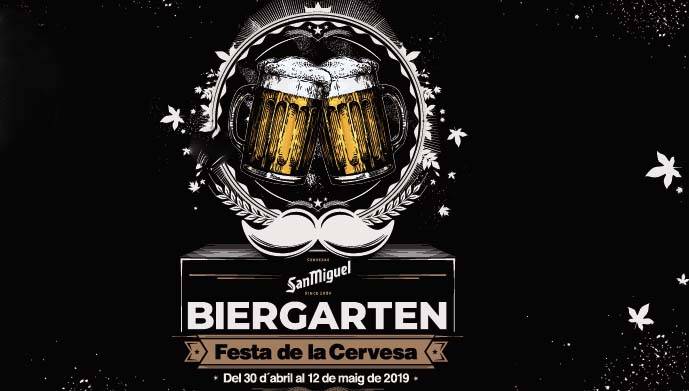 Biergarten: fiesta de la cerveza y actividades tradicionales en el Poble Espanyol
