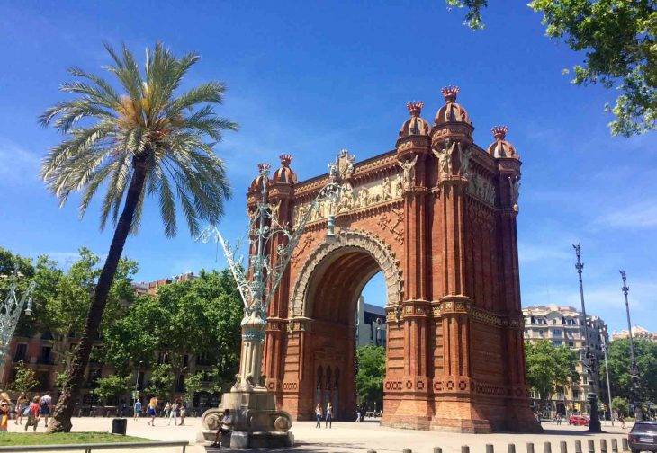 Visita guiada en bicicleta, Arc de Triomf
