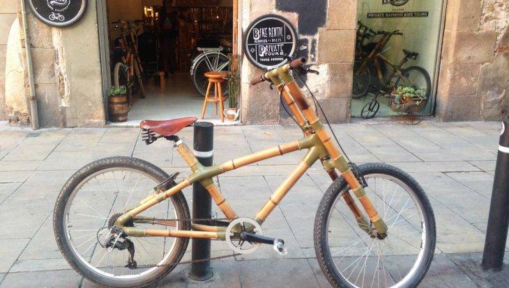 street art tour en bicicleta, bici de bambú
